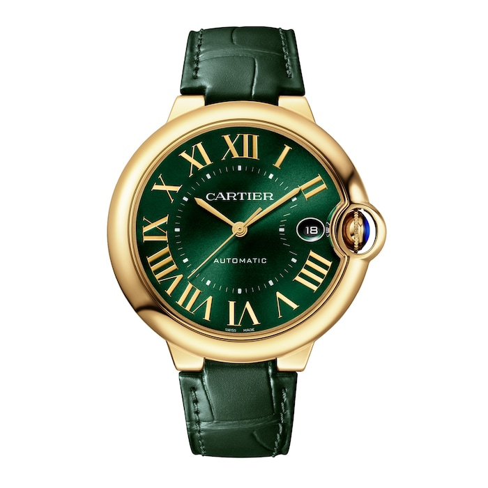 Ballon Bleu De Cartier Watch, 40mm, Mechanical Movement With Automatic Winding, Yellow Gold Case