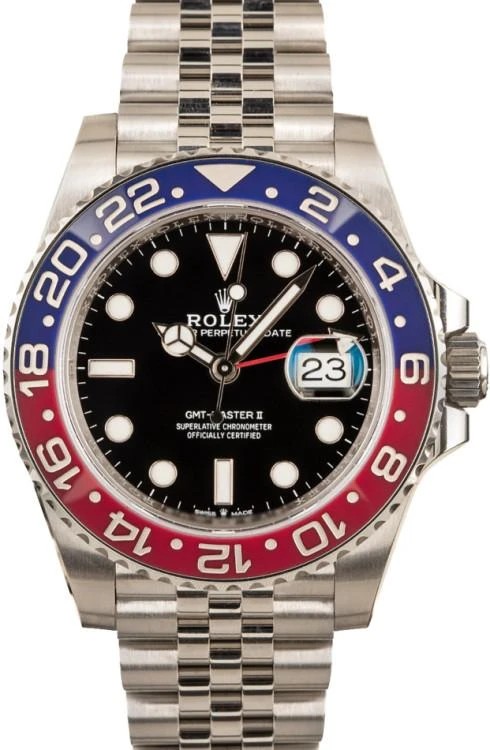 Rolex Pre-Owned GMT-Master II 126710BLRO Pepsi Jubilee